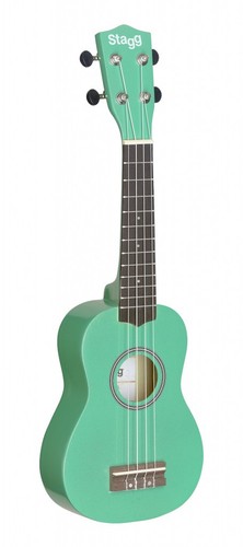 Stagg ukulélé vert - ukulélé,