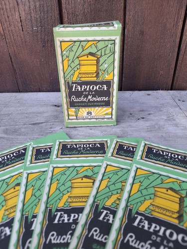 Boîte ancienne carton tapioca - ancienne,