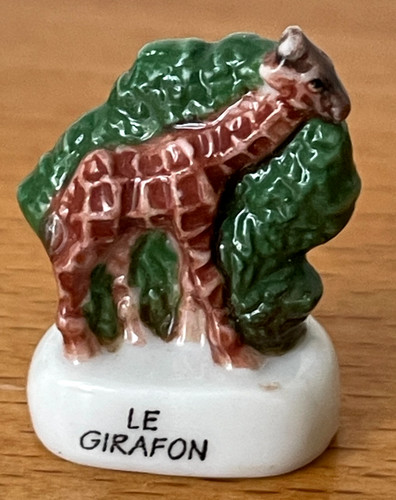 Fève girafon bébé girafe - fève,
