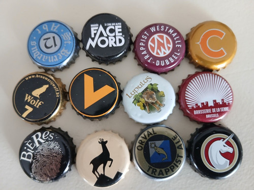 Lot capsules de biere - e,