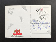 Belgium unpaid Taxe postcard Mont-Sur-Marchienne 1 1996 handstamp