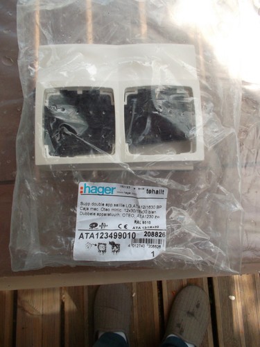 Hager 208826 boitier 2 - ,
