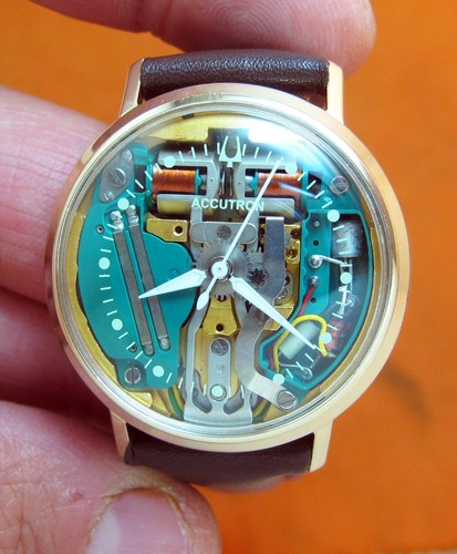 Serviced 214h accutron - serviced,