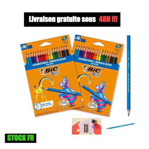 Crayons couleur bic kids - bic,