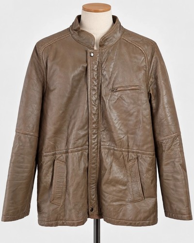 Manteau homme cuir marron - homme, en