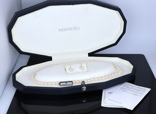 500 mikimoto diamond 18k - $13,500,