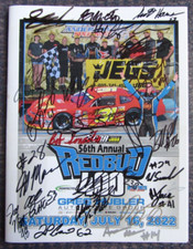 2022 REDBUD 400 signed PROGRAM WILLIAM SAWALICH BUBBA POLLARD S. NASSE + ASA cra
