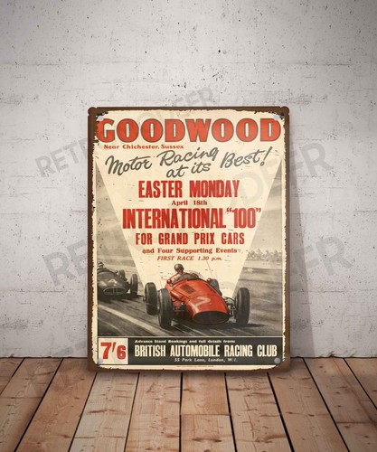 Plaque métal vintage - , goodwood