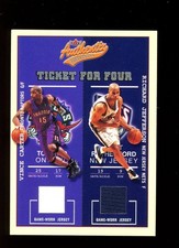 2002-03 Fleer Authentix Ticket For Four Carter Jefferson Mcgrady QUAD Patch /200