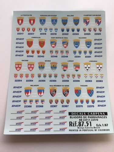 Colorado decals scale - ho,