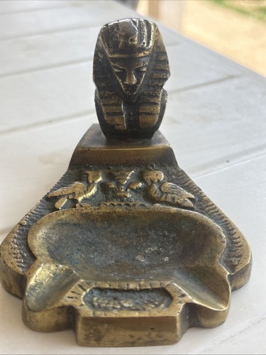 Ancien cendrier bronze - ancien,