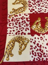 CARTIER FOULARD SILK SCARF PANTHÈRES