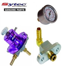 Sytec Régulateur de Pression Carburant Msv +Jauge Kit Pour Nissan 200SX S13 S14