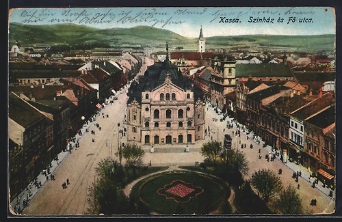 Carte postale kassa szinház - carte,