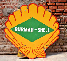 Enseigne émaillée Burmah