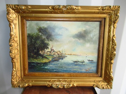 Ancien tableau représentant - ancien,