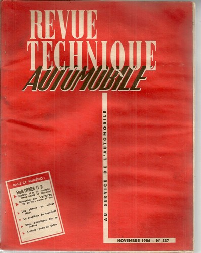 Revue technique automobile - revue, 127