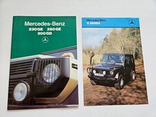 MERCEDES BENZ G WAGON 230GE 280GE 300GD SALES BROCHURE 1986