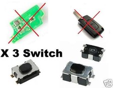 3x Switch bouton pour