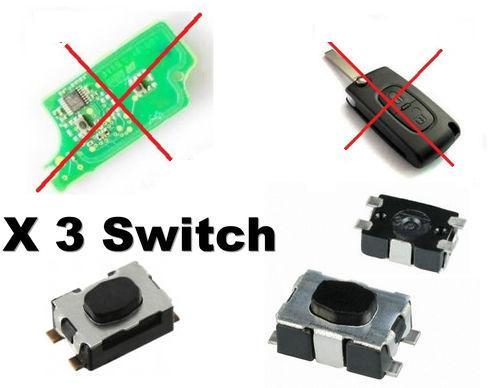 Switch bouton pour - 3x,