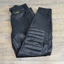 HEIN GERICKE Womens Leather Motorcycle Pants Size 12 New Without Tags Flawless