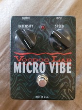 Voodoo Lab Micro Vibe guitar effect pedal univibe analog modulation