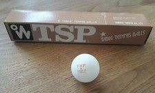 vintage 6 balles w tsp tennis de table  ping pong nos neuf