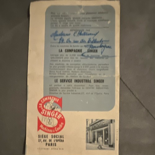 Singer publicité presse - publicité, de