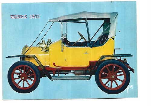 Voiture zebre 1911 - voiture,