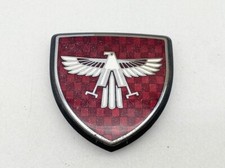 1985 - 1989 Toyota MR2 AW11 Front Hood Badge Emblem OEM Original w/ backer plate