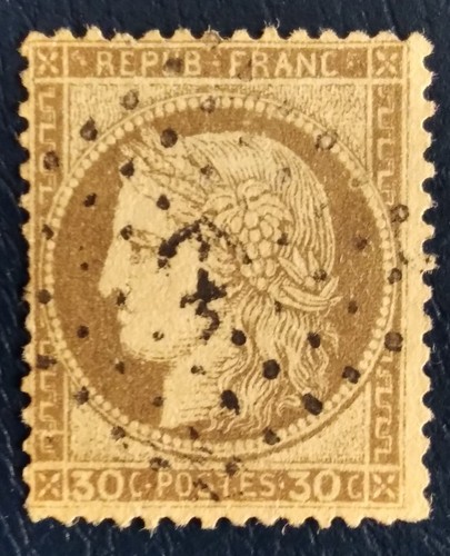 Timbres français yt56 - timbres, 30c