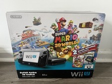 Nintendo Wii U 32 GB Super Mario 3D World Deluxe Set - Black - Working Condition