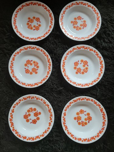 6 assiettes creuses - assiettes,