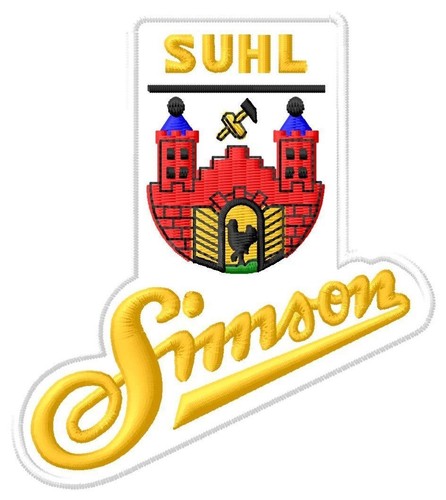 Simson suhl ecusson brodé - simson,