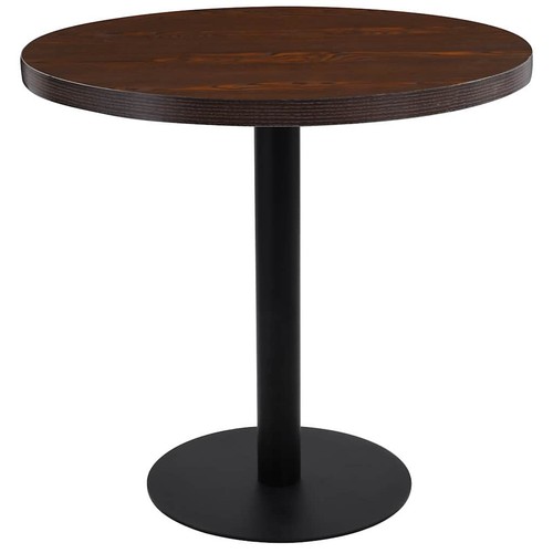 Table bistro marron clair - table,