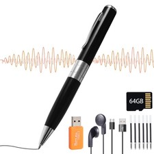 64GB Digital Voice Recorder Voice Recorder Pen with AC Player...
