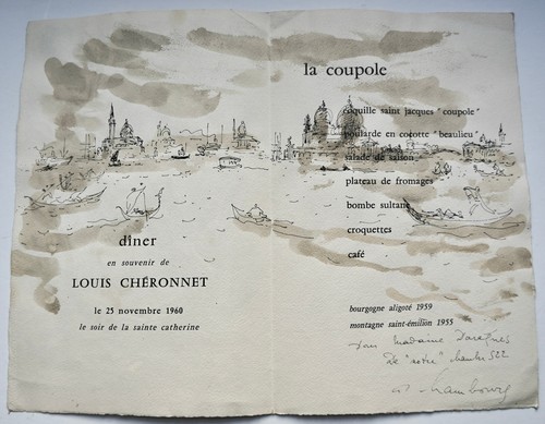 Menu souvenir cheronnet - cheronnet, la