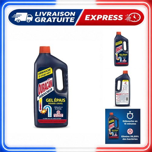 Ouragan déboucheur gel - ouragan, Épais