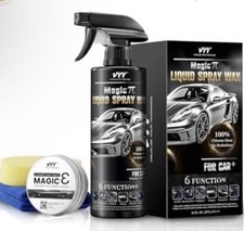 VYY Magic Liquid Spray Wax For Car 6 Function 16 fl. oz Kit