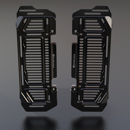 Garde radiateur moto - , pour