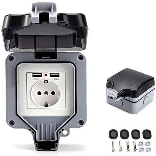 Prise courant ip66 avec - prise,
