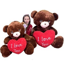 Ours En Peluche Géant Assis
