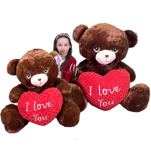Ours peluche géant assis - en,