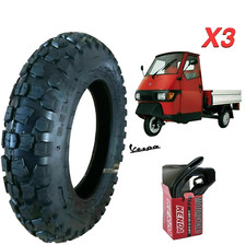 Kit Triple Gomme 3.50-10 +