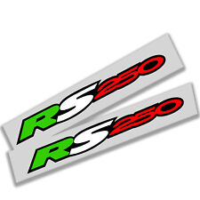 Autocollants Graphiques De Moto Aprilia RS 250 Drapeau Italien X 2 180Mm