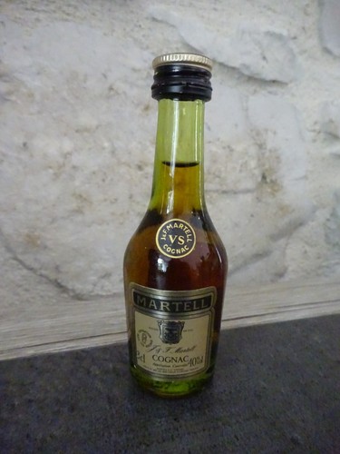 Mignonnette bouteille martell - bouteille,