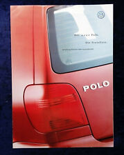 VW Polo 6N2 price list 9/1999, DIN-A-4, Trendline, Comfortline, Highline