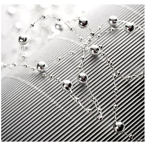 Guirlande perle argent x - de,