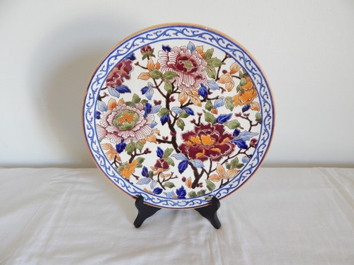 Ancien plat faïence de - ancien, en