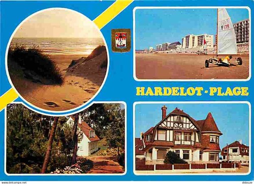 Carte postale hardelot - carte,